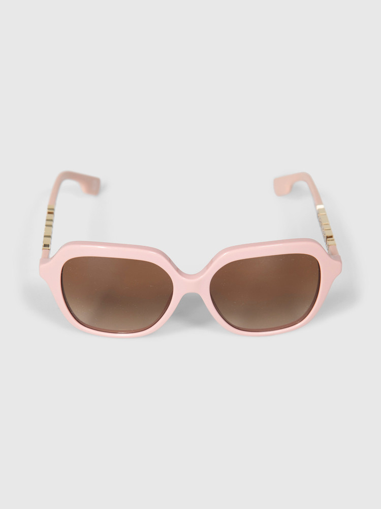 Burberry Pink Square Joni Sunglasses