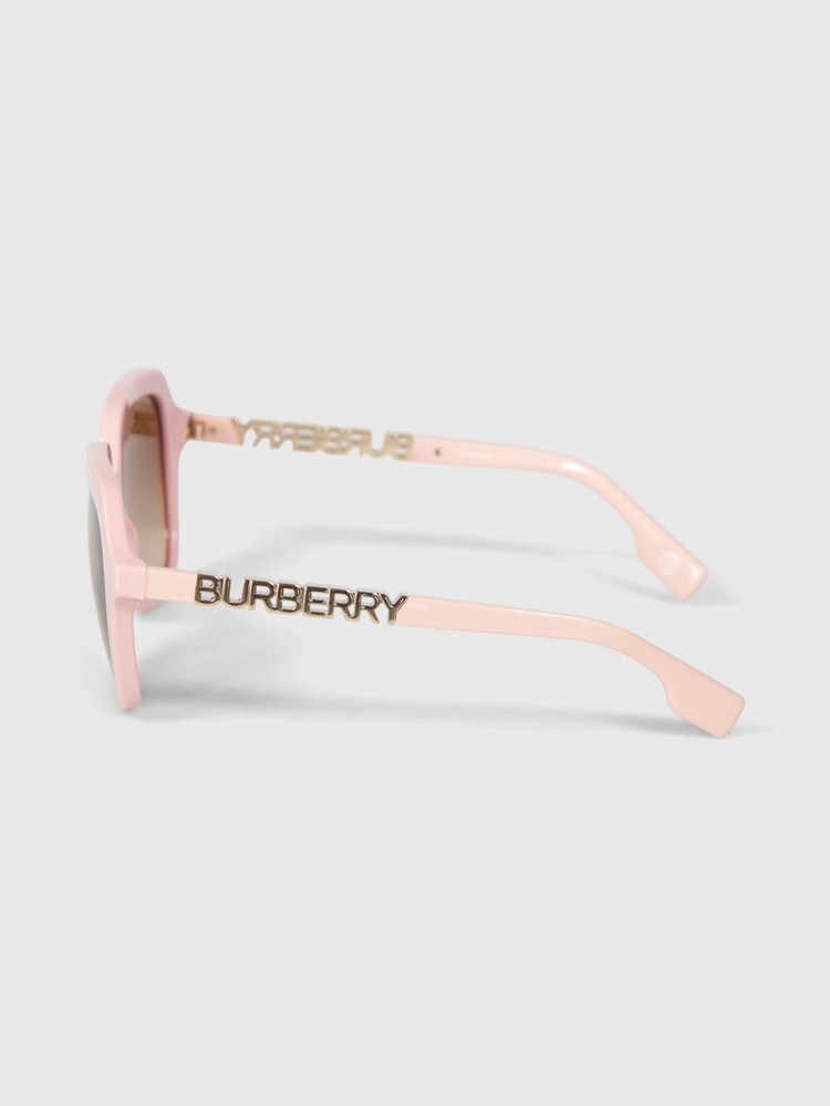 Burberry Pink Square Joni Sunglasses