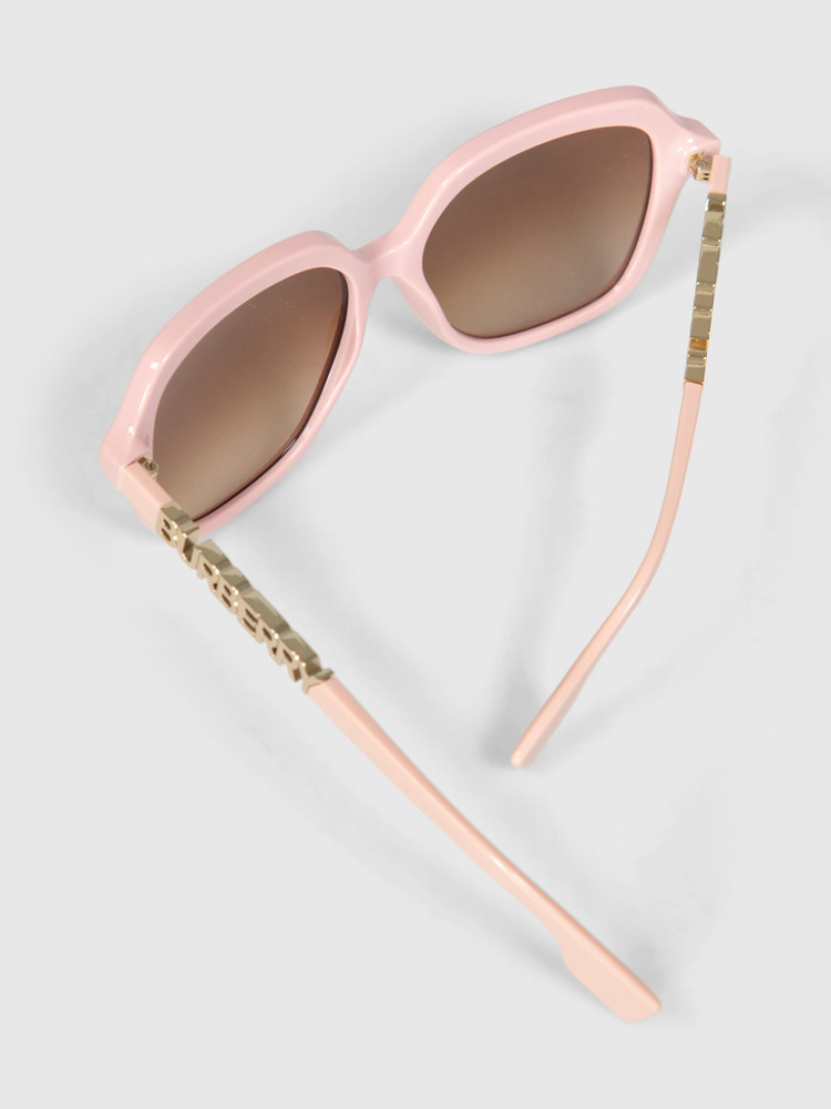 Burberry Pink Square Joni Sunglasses