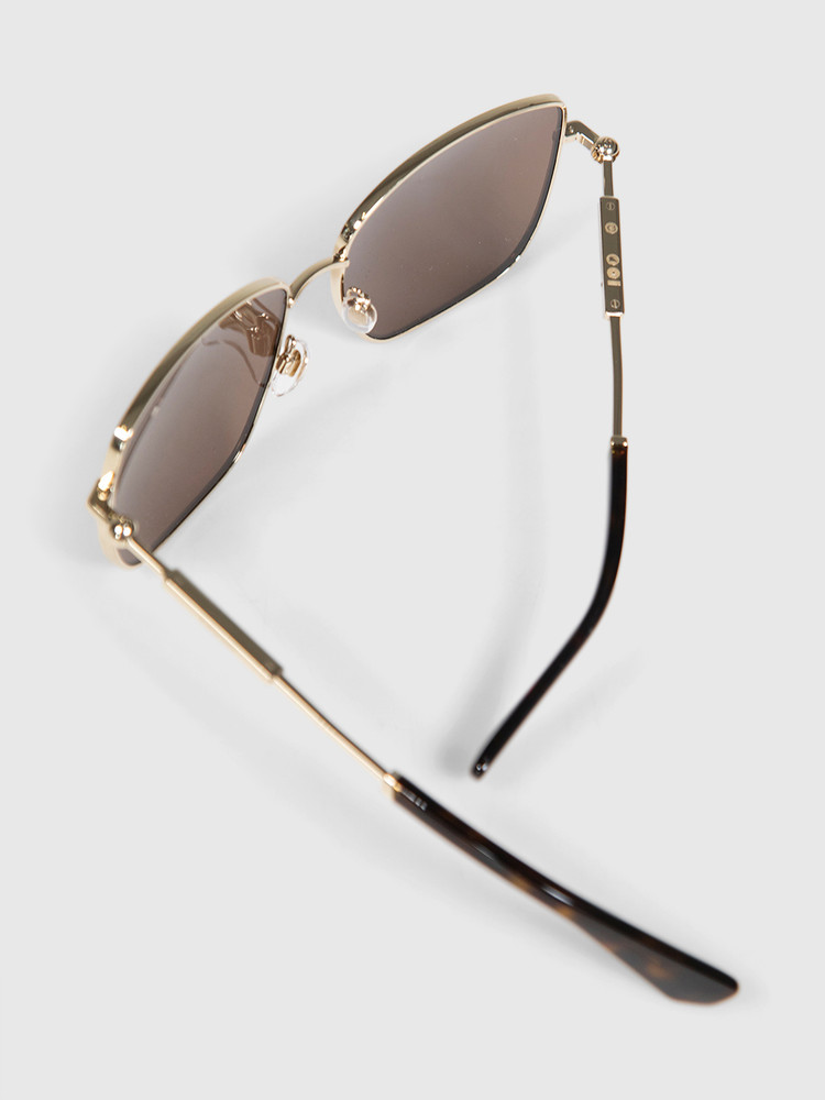 Burberry Brown Square Oversized Sunglasses