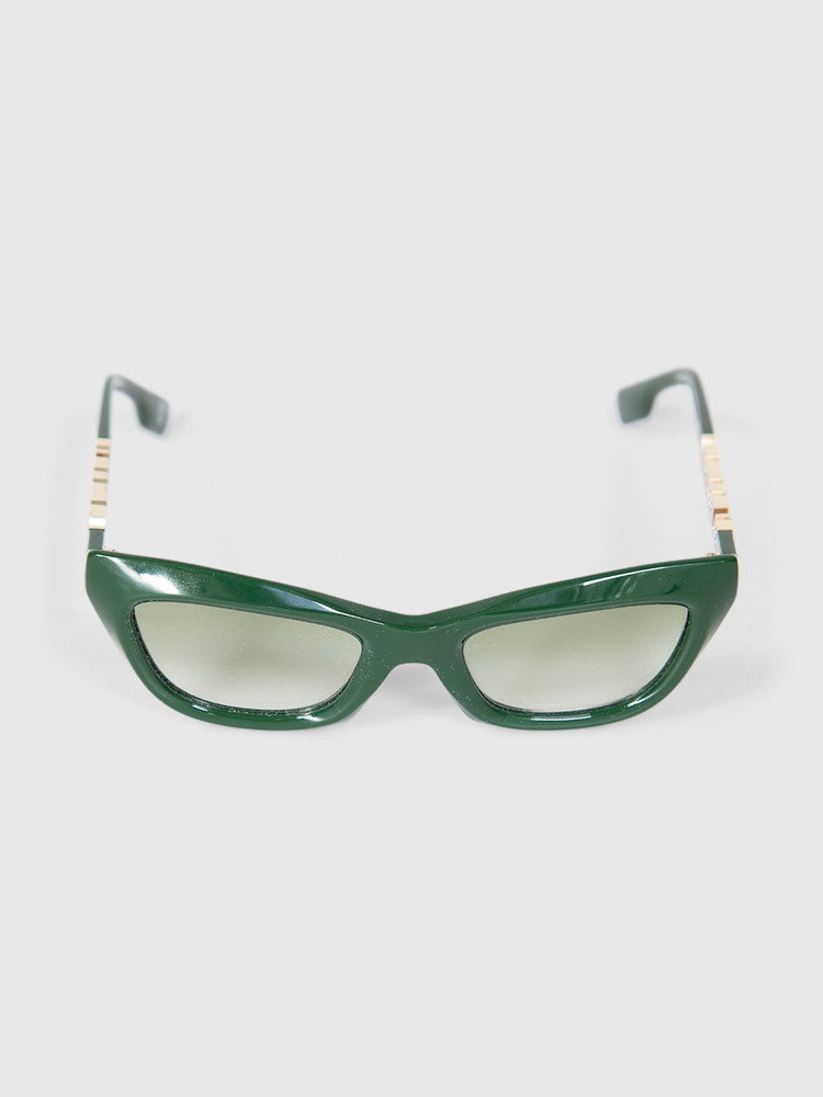 Burberry Green Cat Eye Sunglasses