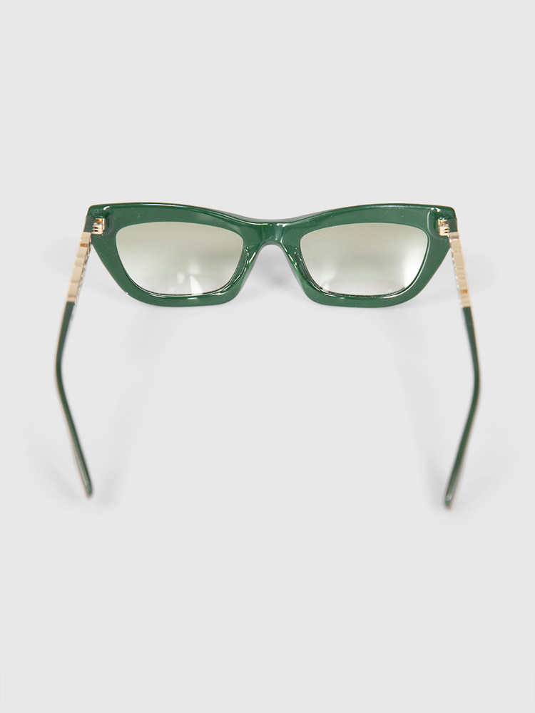 Burberry Green Cat Eye Sunglasses