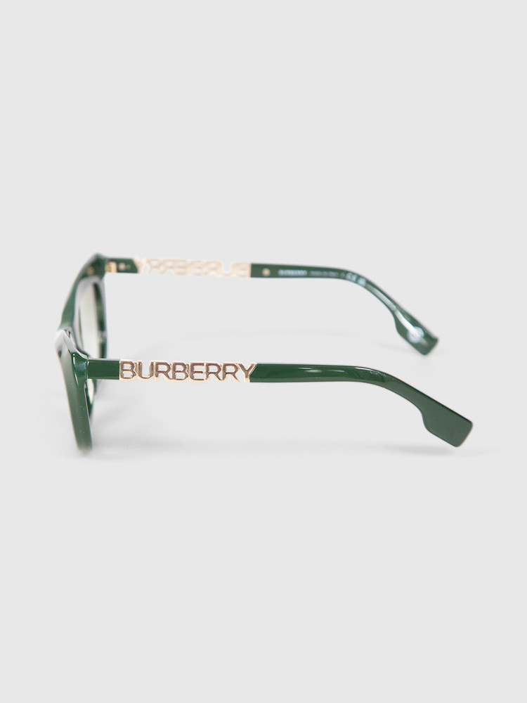 Burberry Green Cat Eye Sunglasses
