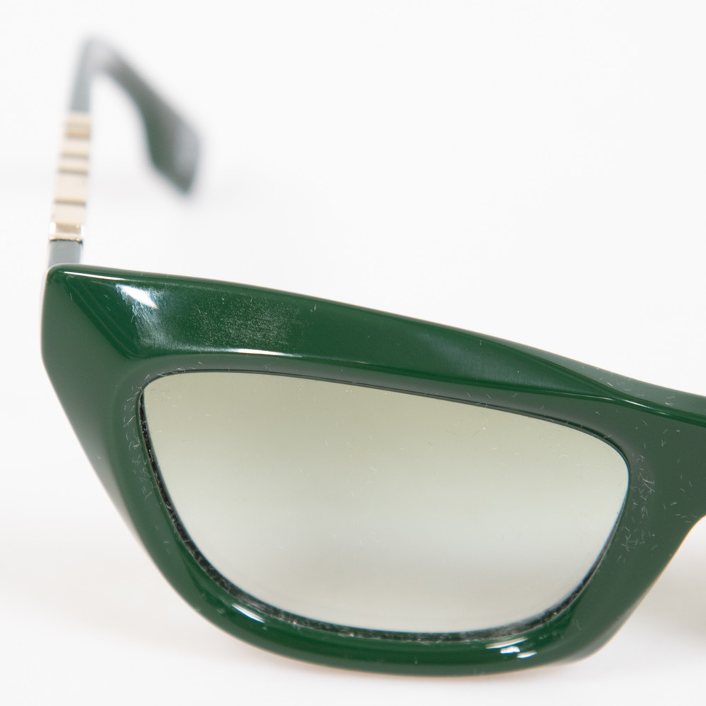 Burberry Green Cat Eye Sunglasses