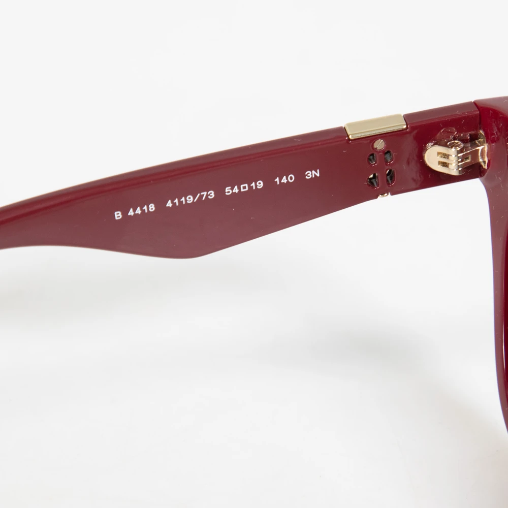 Burberry Bordeaux Square Logo Sunglasses