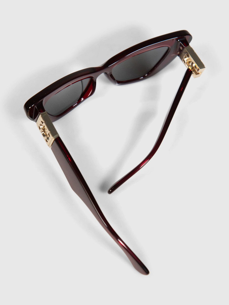 Burberry Bordeaux Cat Eye Sunglasses