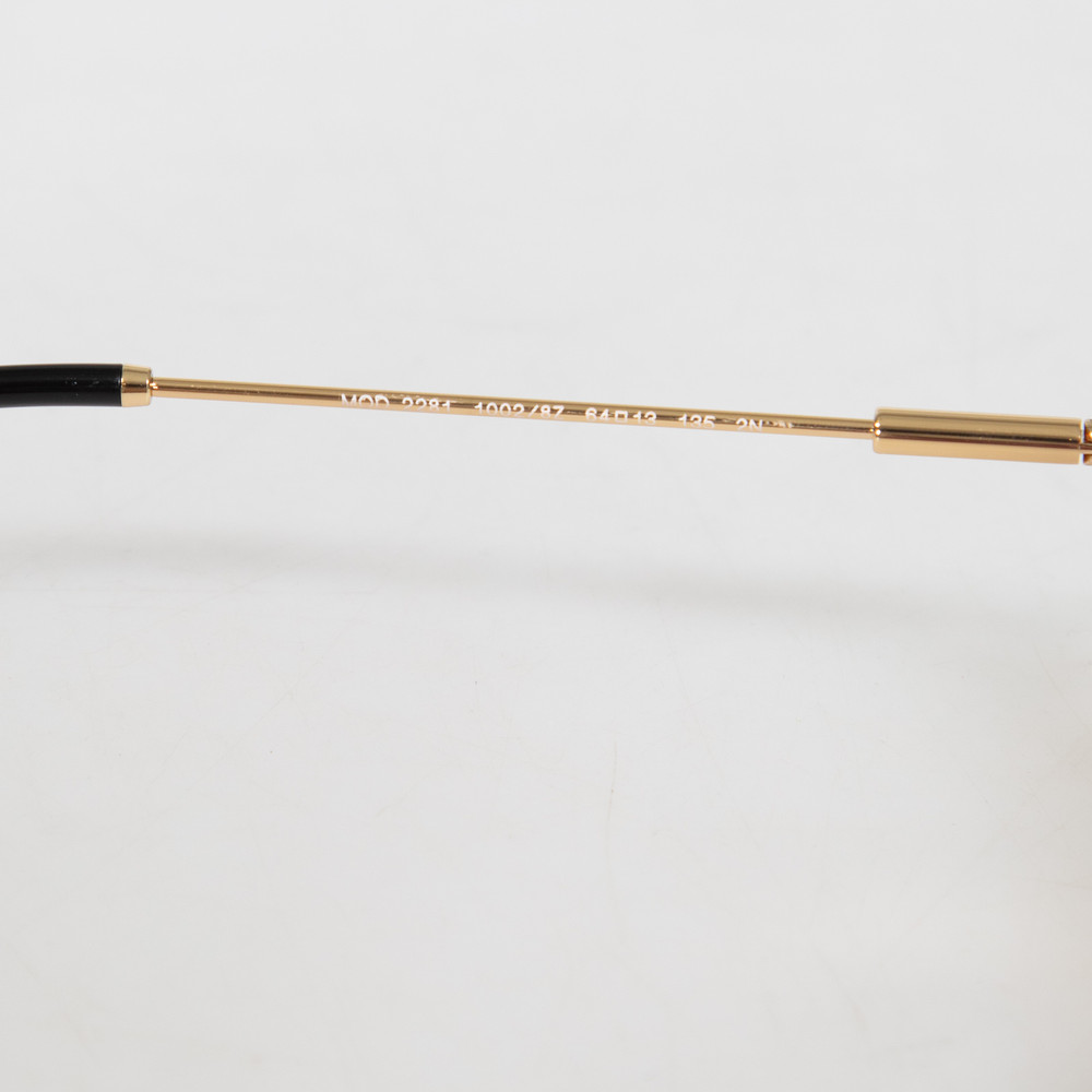 Versace Beige Mirror Cat Eye Sunglasses