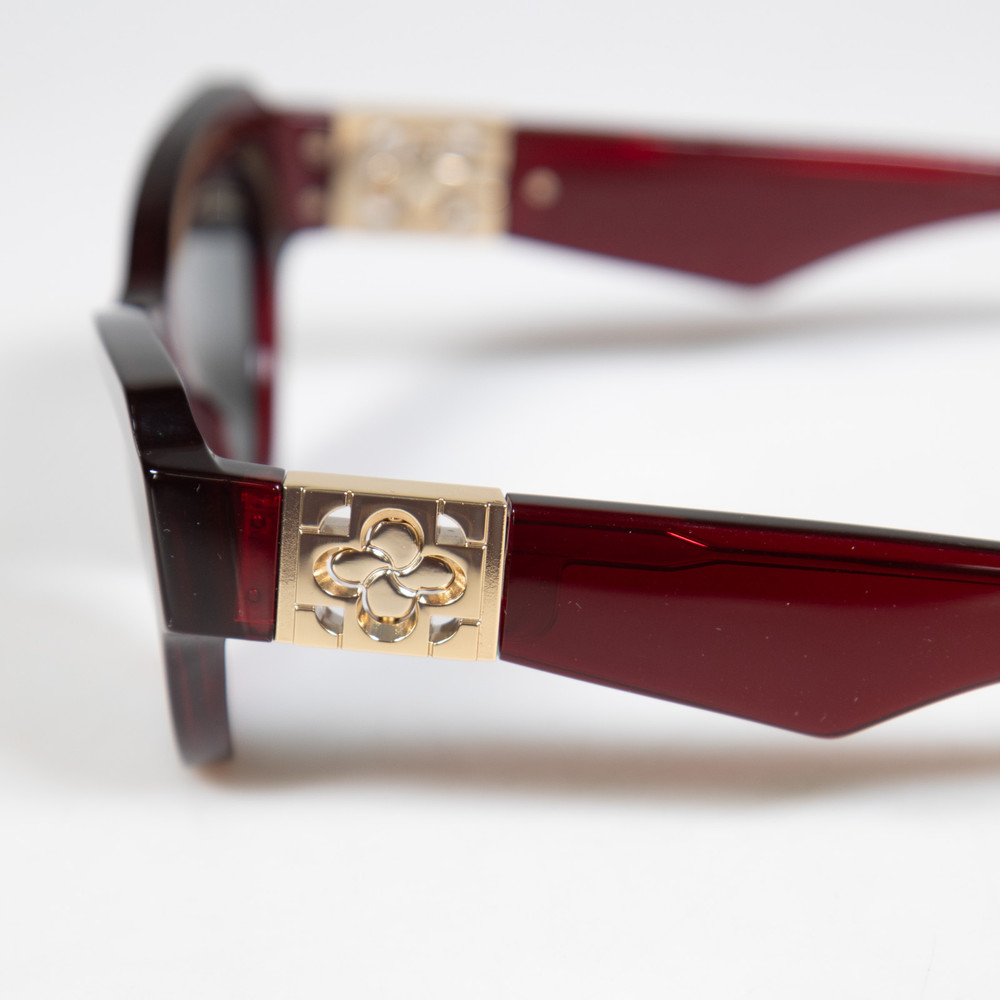 Burberry Bordeaux Logo Cat Eye Sunglasses