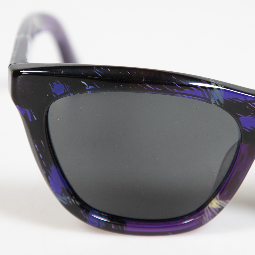 Burberry Purple Nova Check Cat Eye Sunglasses
