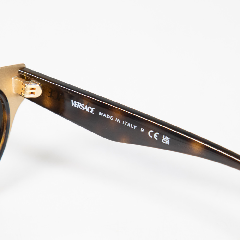 Versace Cat Eye Havana Sunglasses