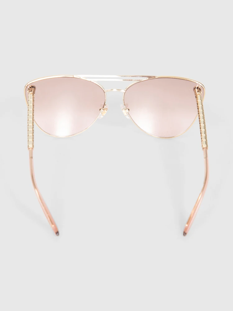 Versace Cat Eye Pink Sunglasses