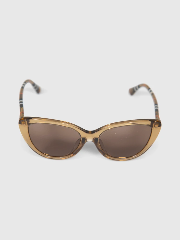 Burberry Beige Cat Eye Sunglasses