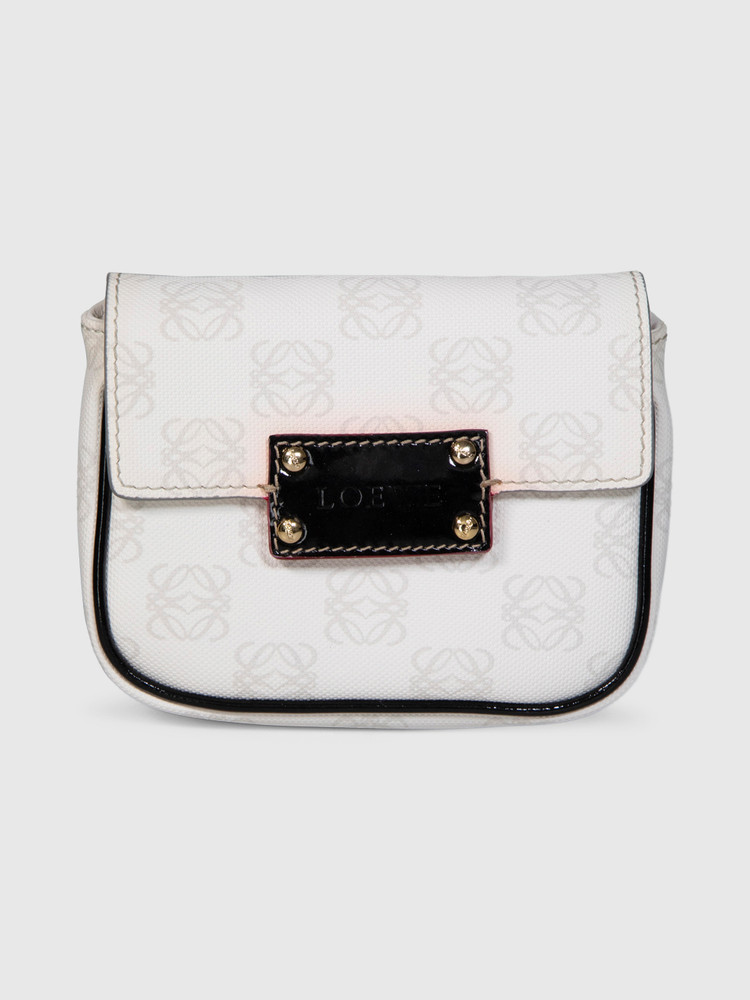 Loewe White Anagram Shoulder Bag