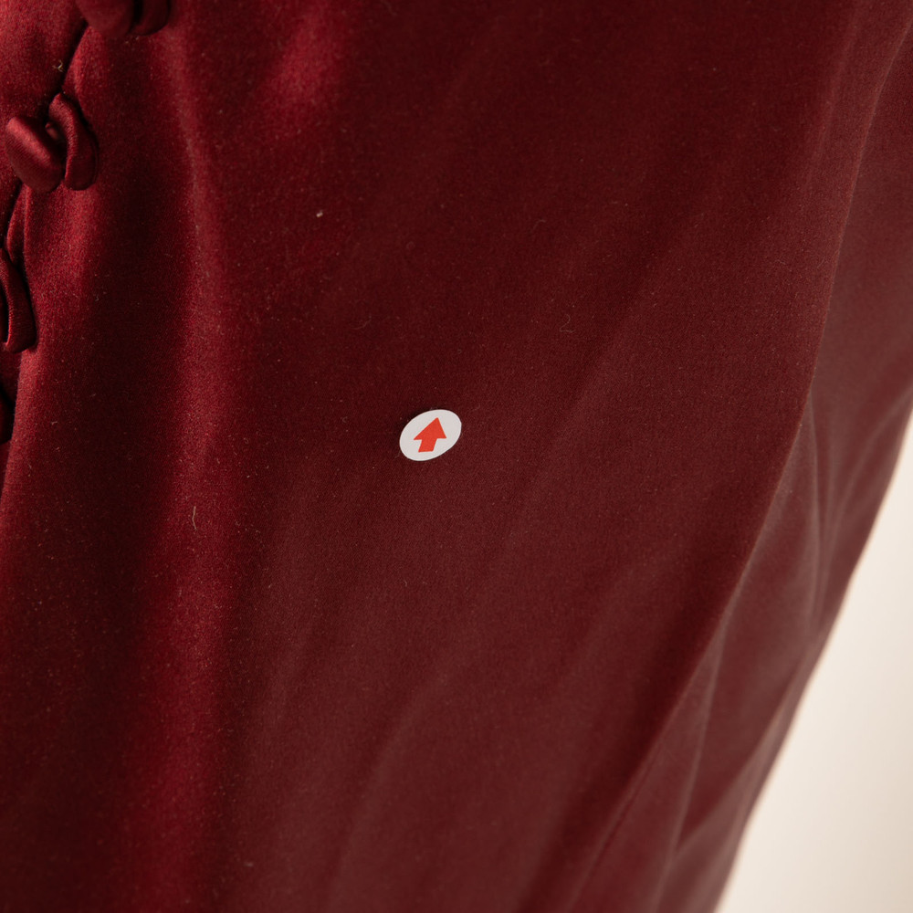 Nicholas Burgundy Silk Halterneck Dress