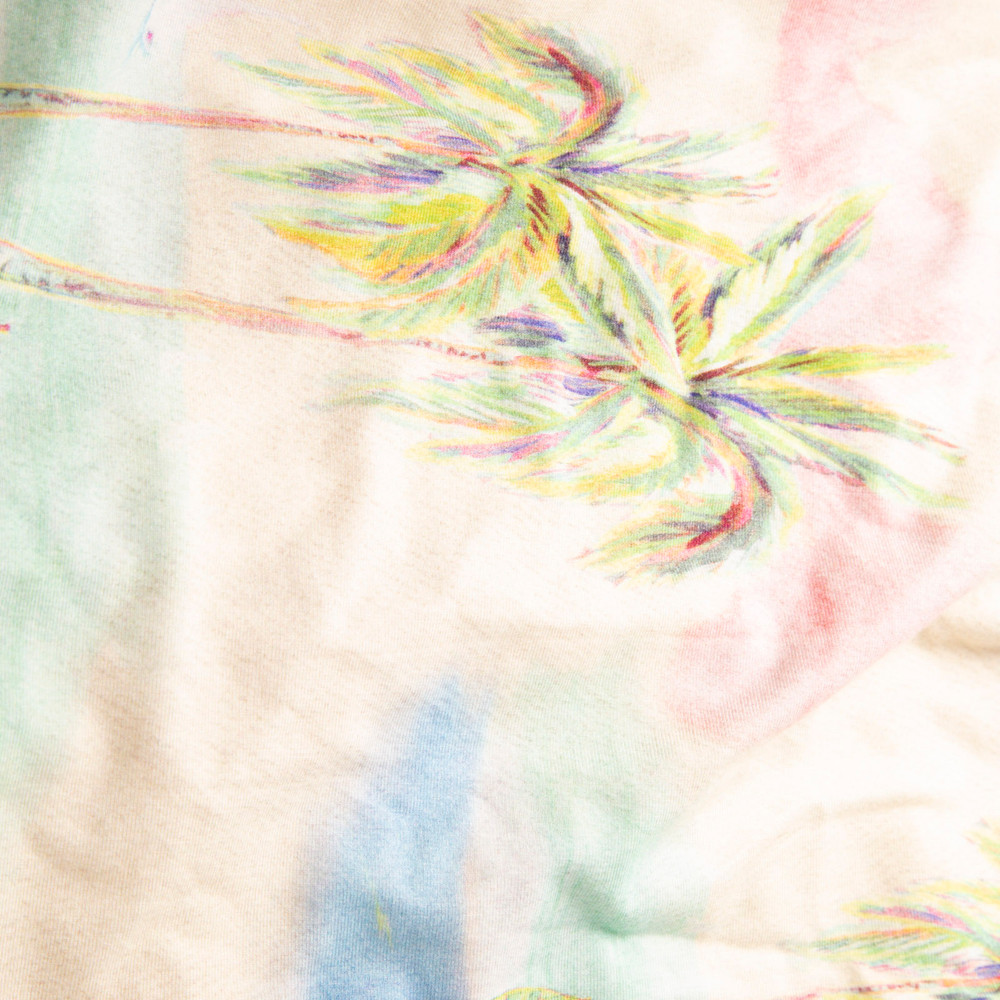 FARM Rio Palm Tree Print Knee Length Skirt
