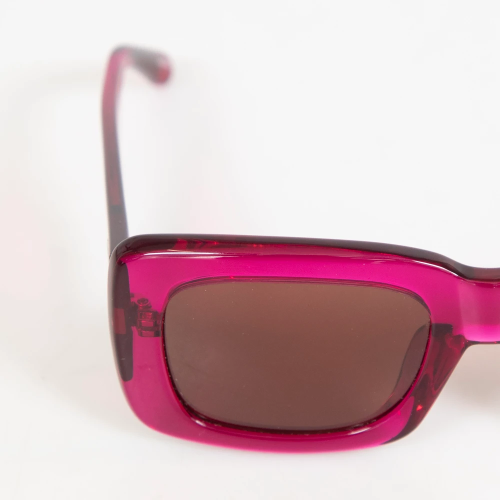 Linda Farrow Linda Farrow x The Attico Pink Marfa Sunglasses