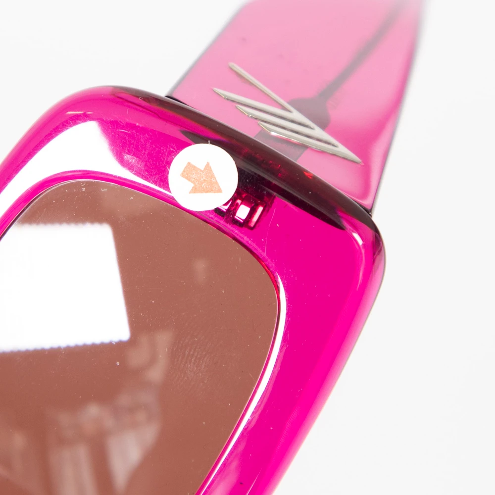 Linda Farrow Linda Farrow x The Attico Pink Marfa Sunglasses