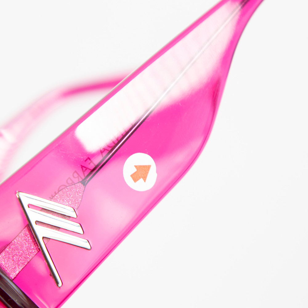 Linda Farrow Linda Farrow x The Attico Pink Marfa Sunglasses
