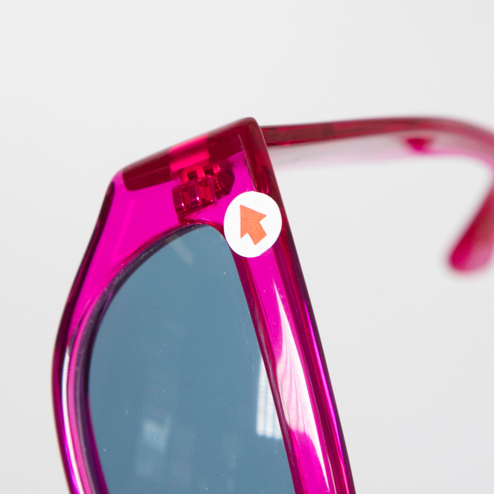 Linda Farrow Linda Farrow x The Attico Pink Vanessa Sunglasses