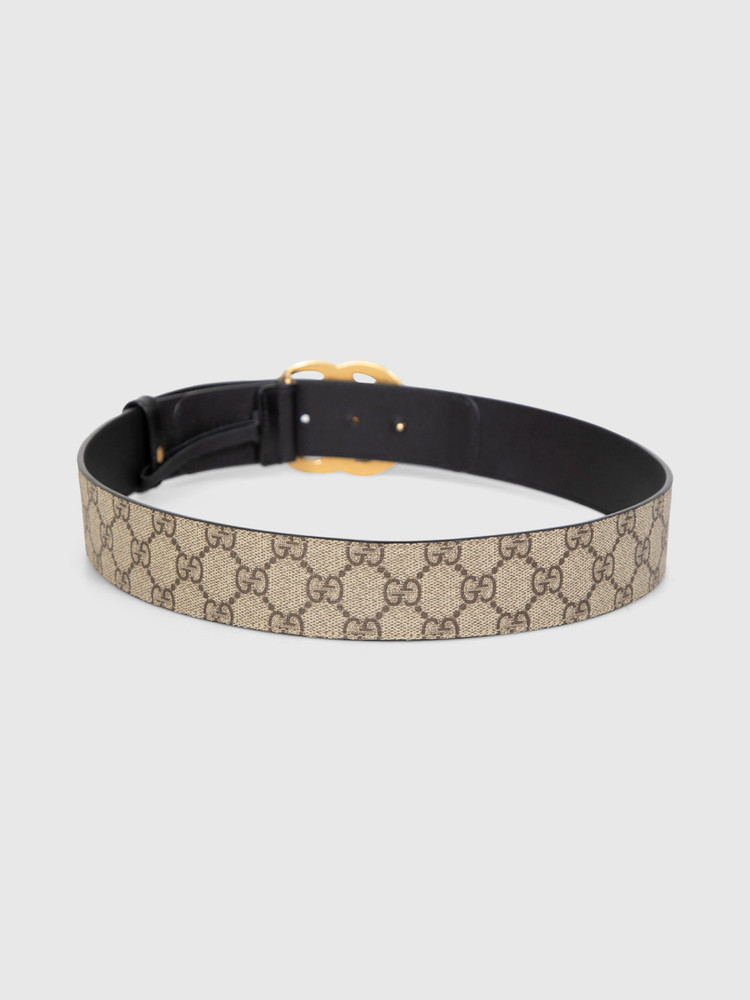 Gucci Brown Monogram GG Belt