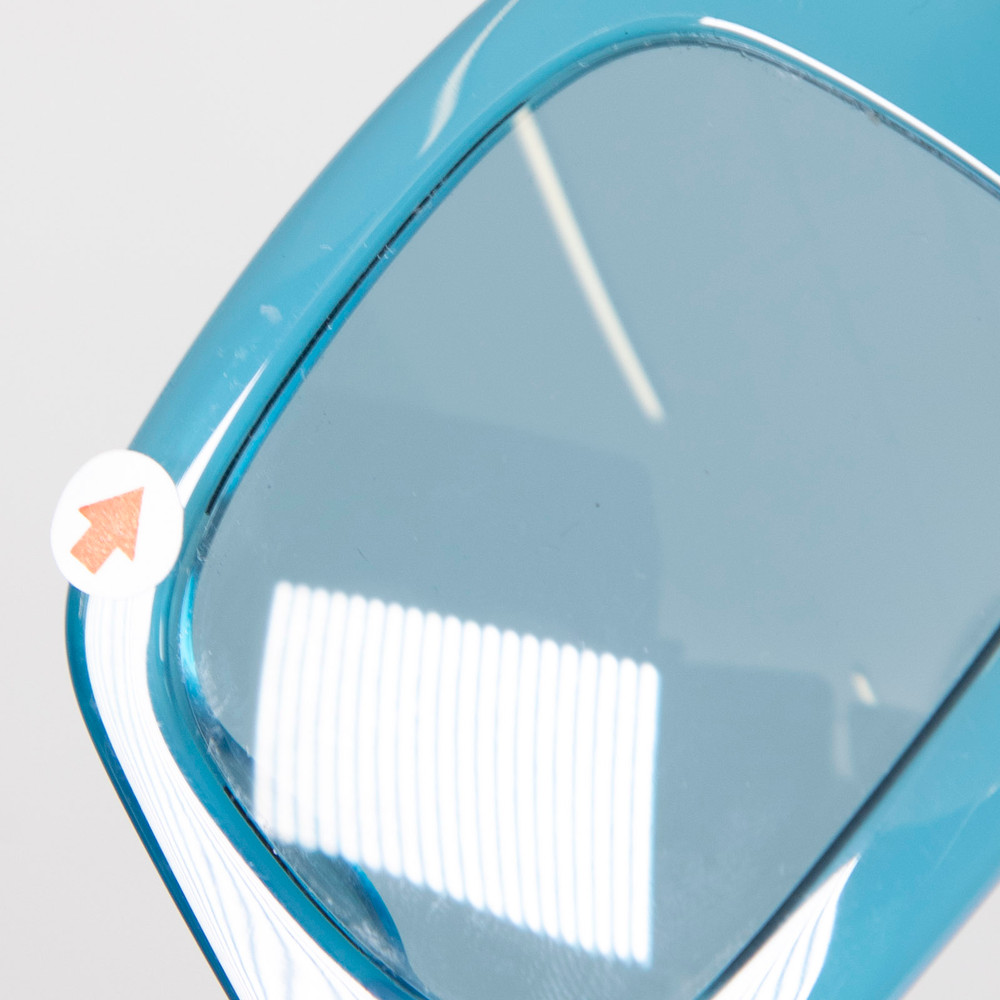 Linda Farrow Linda Farrow x The Attico Blue Jorja Sunglasses