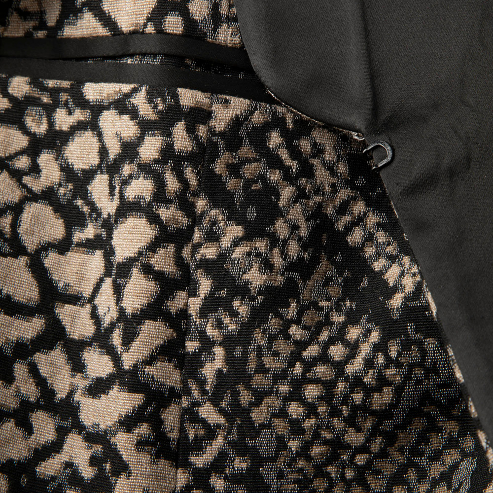Sandro Snake Pattern Wool Blazer