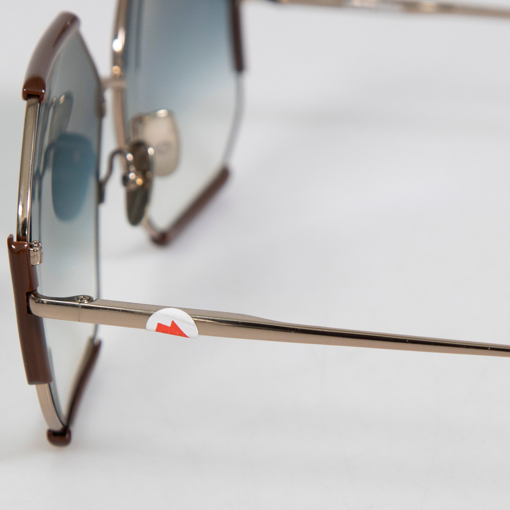 Linda Farrow Limited Edition Gold Plated Margot Sunglasses