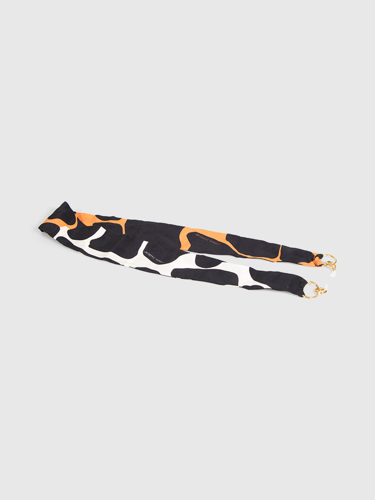 Linda Farrow Abstract Print Glasses Scarf