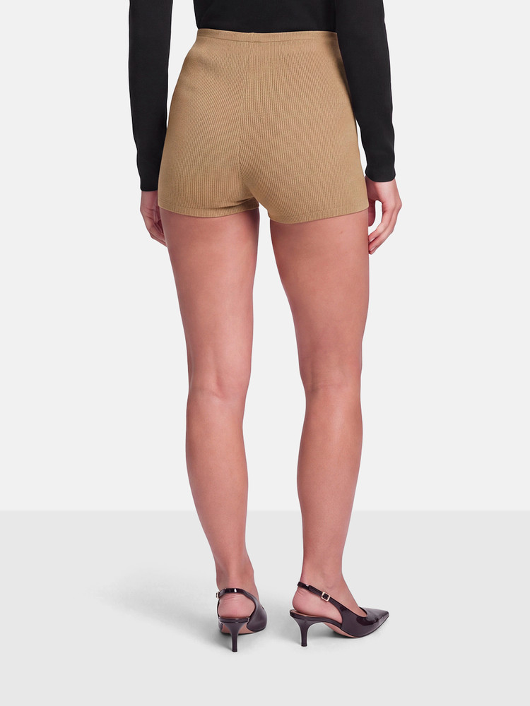 Max Mara Beige Knit Shorts