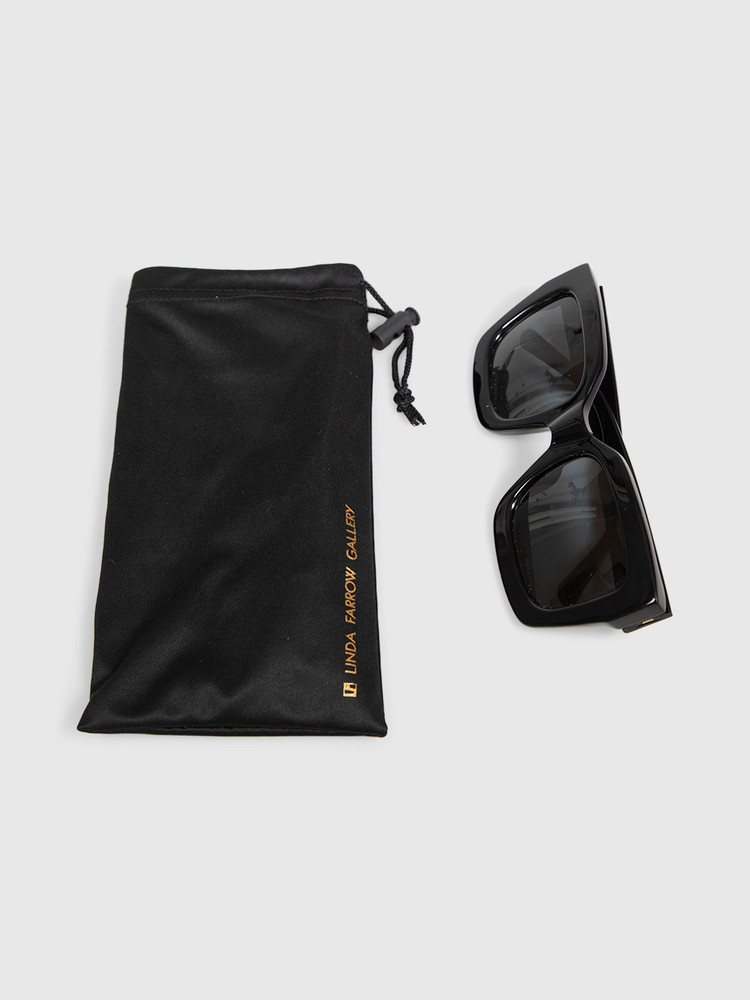 The Attico Black Selma Sunglasses