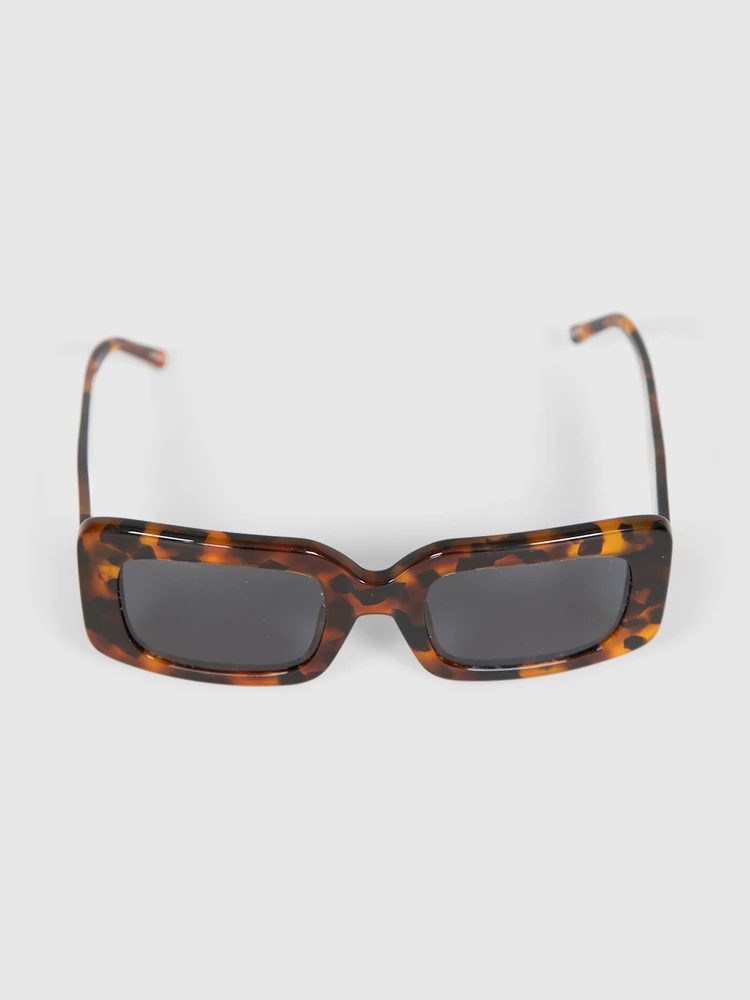 Linda Farrow Linda Farrow x The Attico Brown Tortoiseshell Jorja Sunglasses
