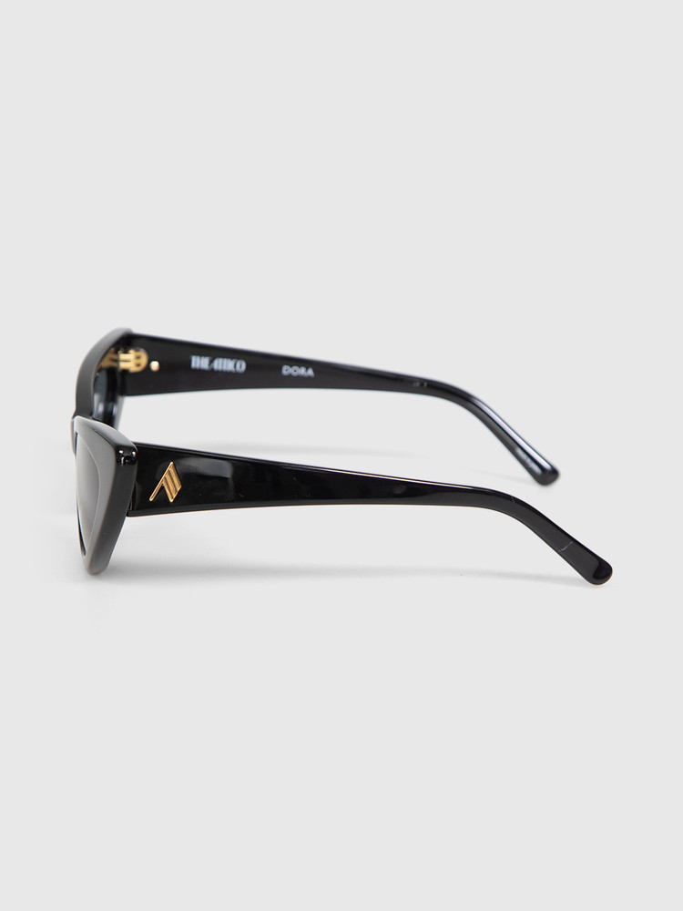 Linda Farrow Linda Farrow x The Attico Black Dora Cat Eye Sunglasses