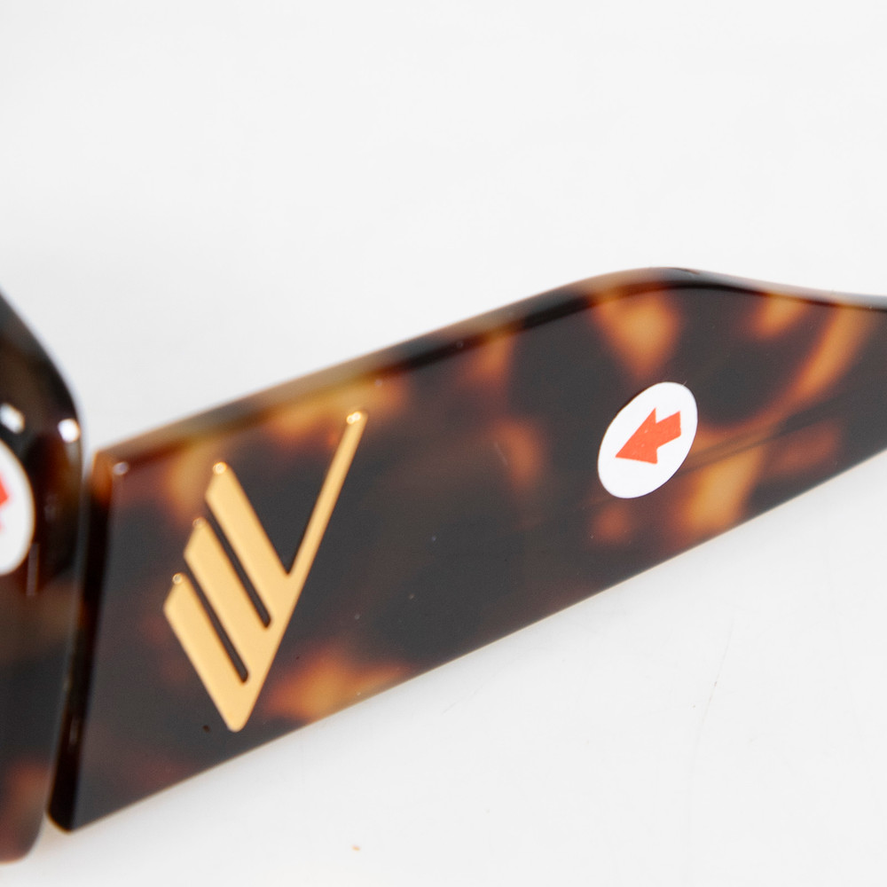 Linda Farrow Linda Farrow x The Attico Brown Tortoiseshell Mini Marfa Sunglasses