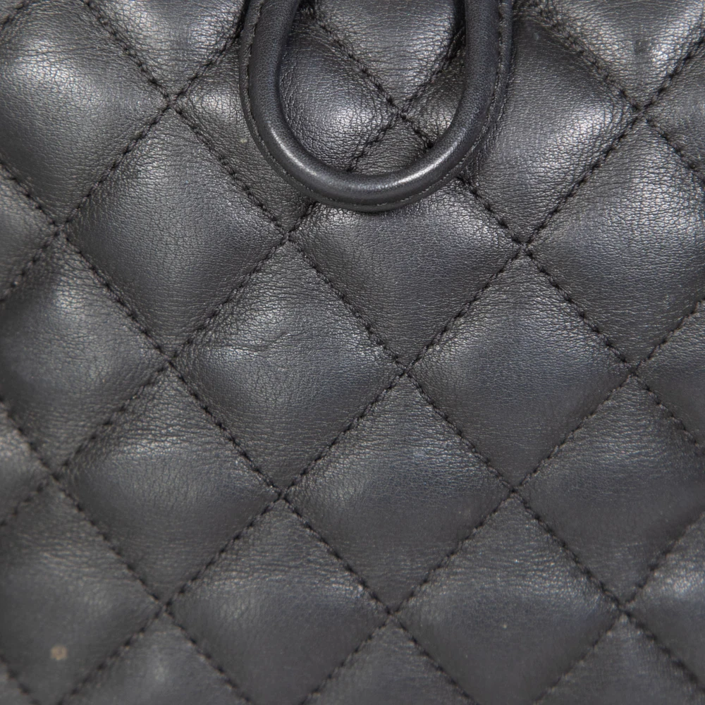 Chanel 2017-18 Black Leather Small Urban Spirit Backpack