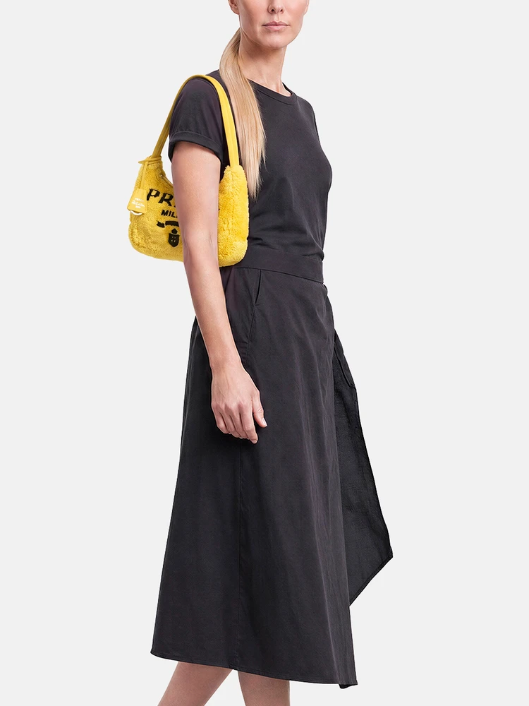 Prada Yellow Terry Cloth Re-Edition 2000 Mini Bag