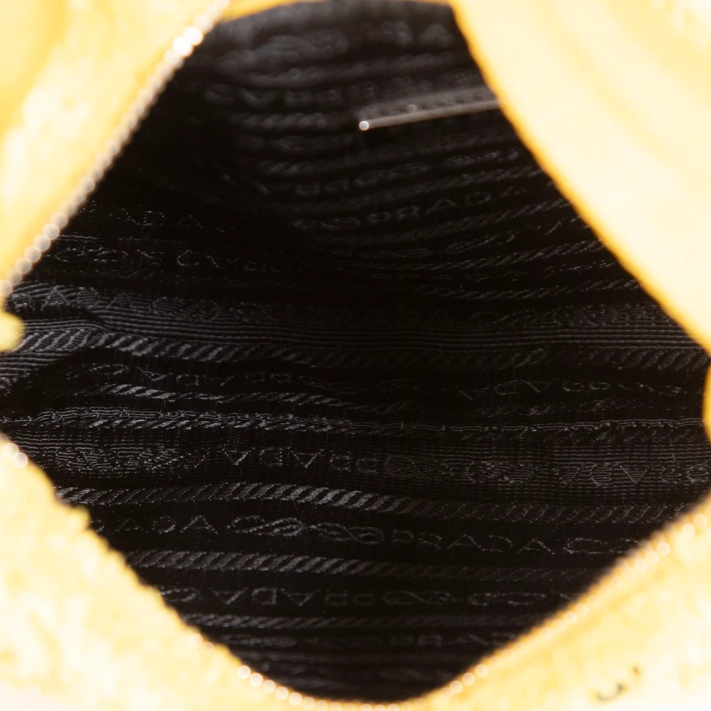 Prada Yellow Terry Cloth Re-Edition 2000 Mini Bag
