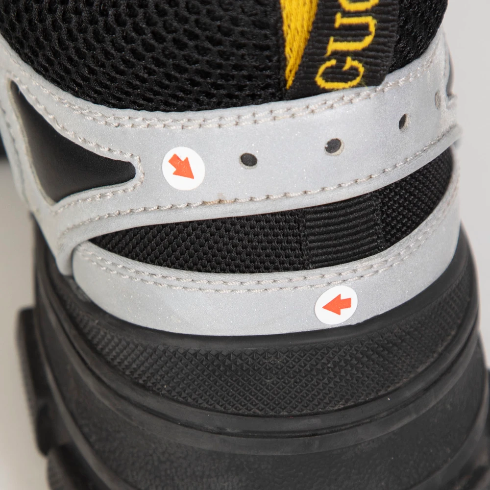 Gucci Black & Silver Flashtrek Reflective Trainers