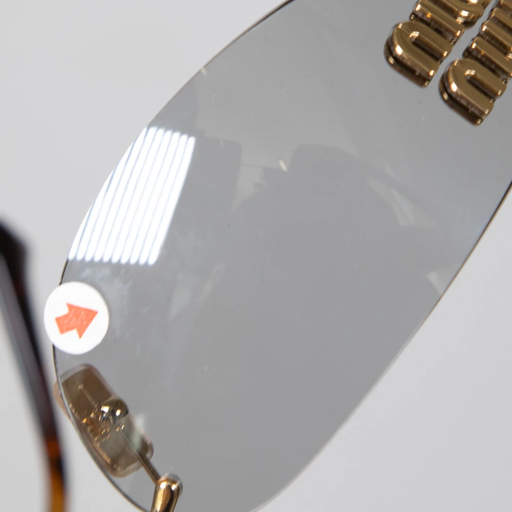Miu Miu Logo Shield Sunglasses