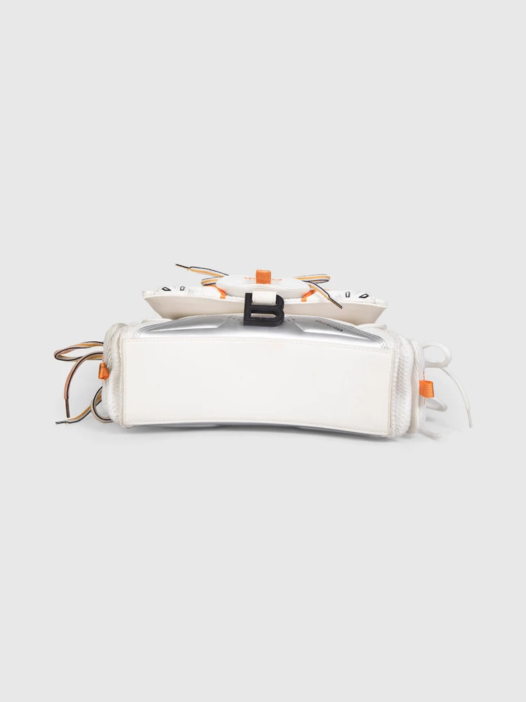 Balenciaga 2021 White Sneakerhead Top Handle Bag