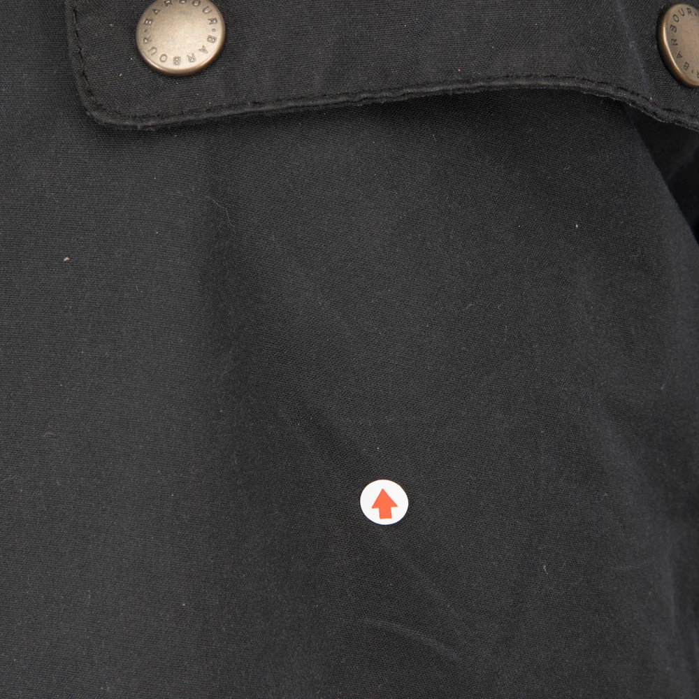 Barbour Navy Waxed Cotton Coat