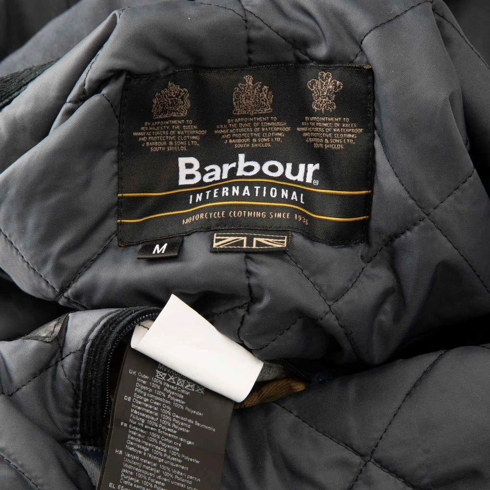 Barbour Navy Waxed Cotton Coat