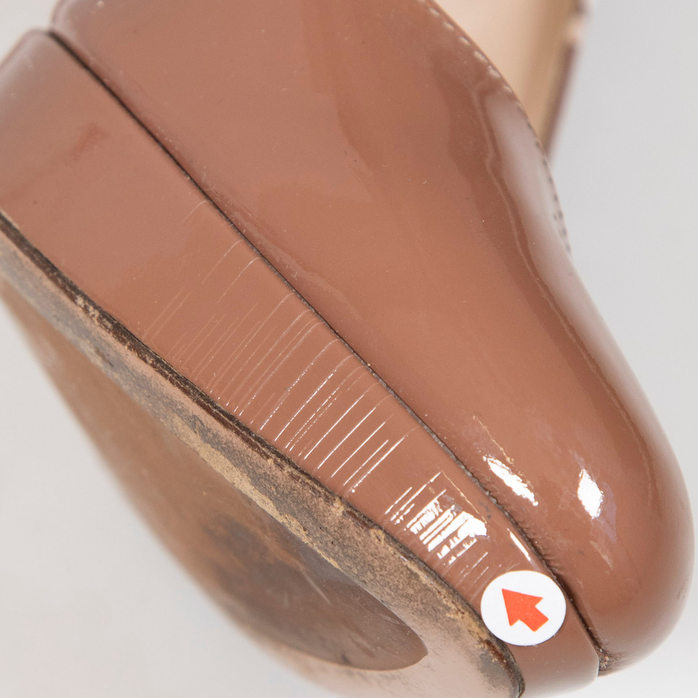 Prada Patent Leather Brown Pumps