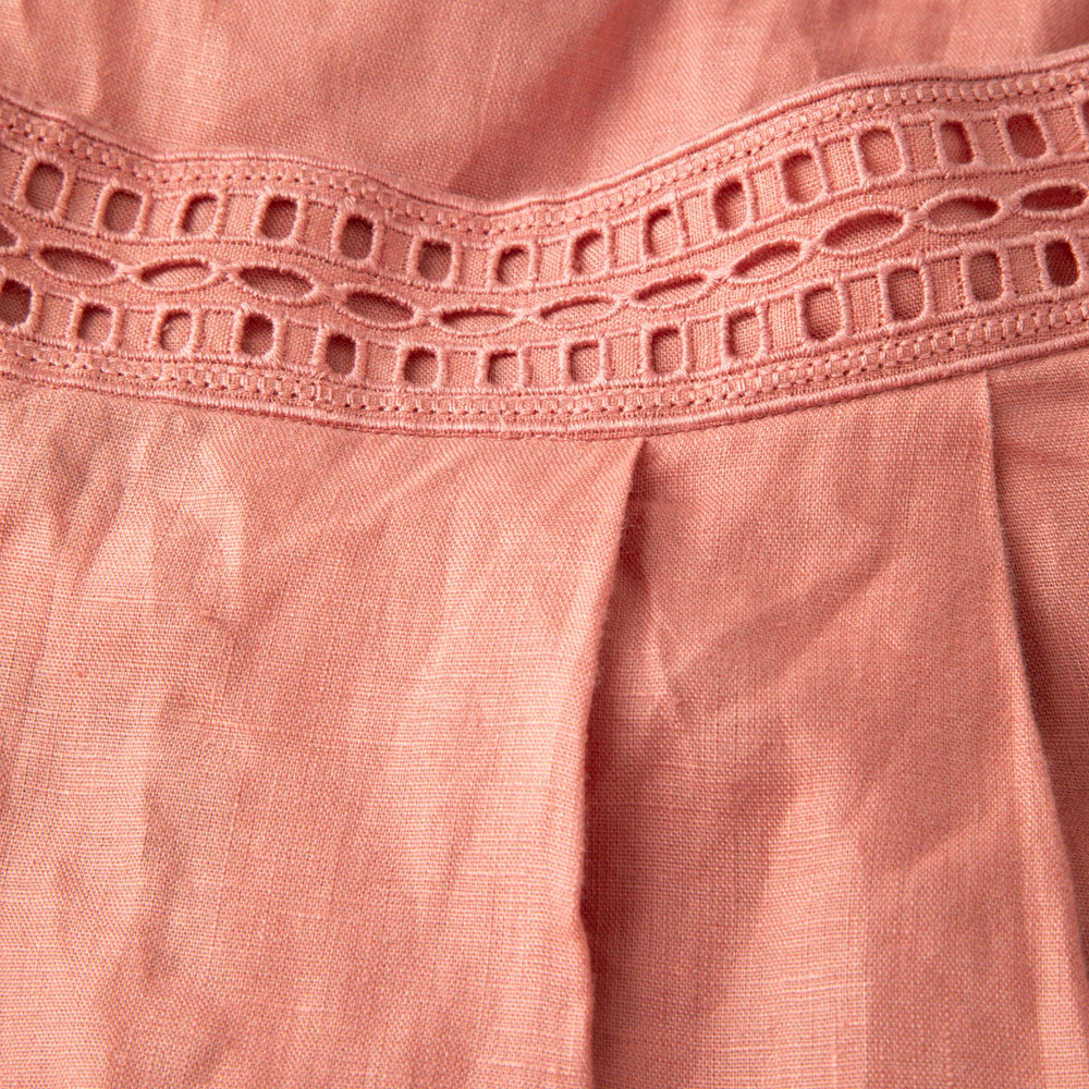 Loro Piana Pink Midi Pleated Skirt