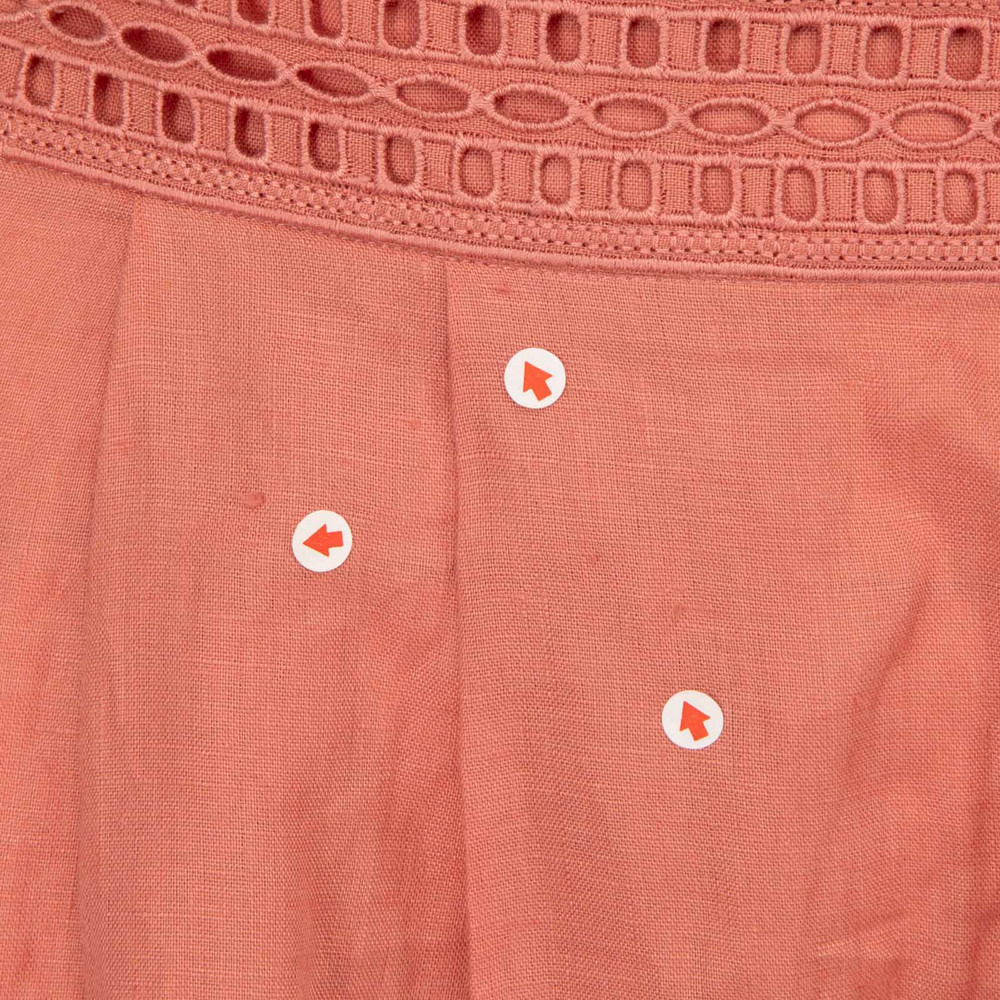 Loro Piana Pink Midi Pleated Skirt