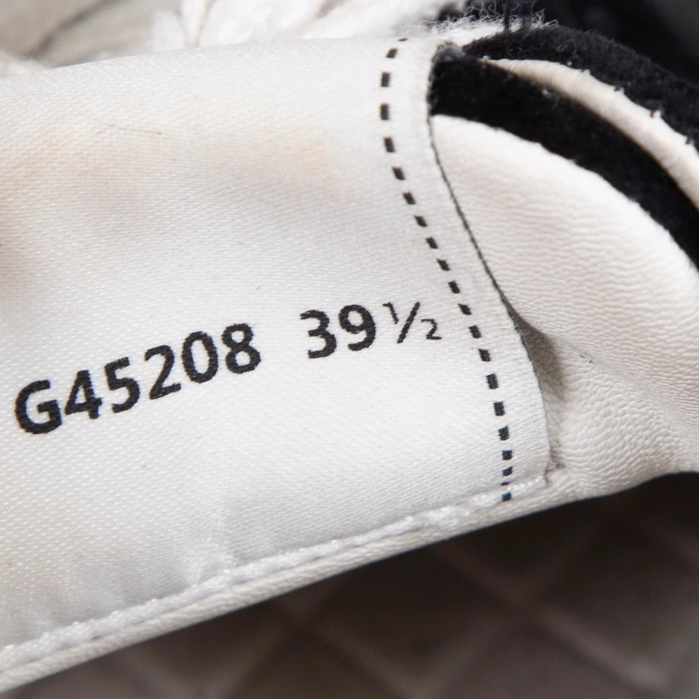 Chanel Black Suede CC Sneakers