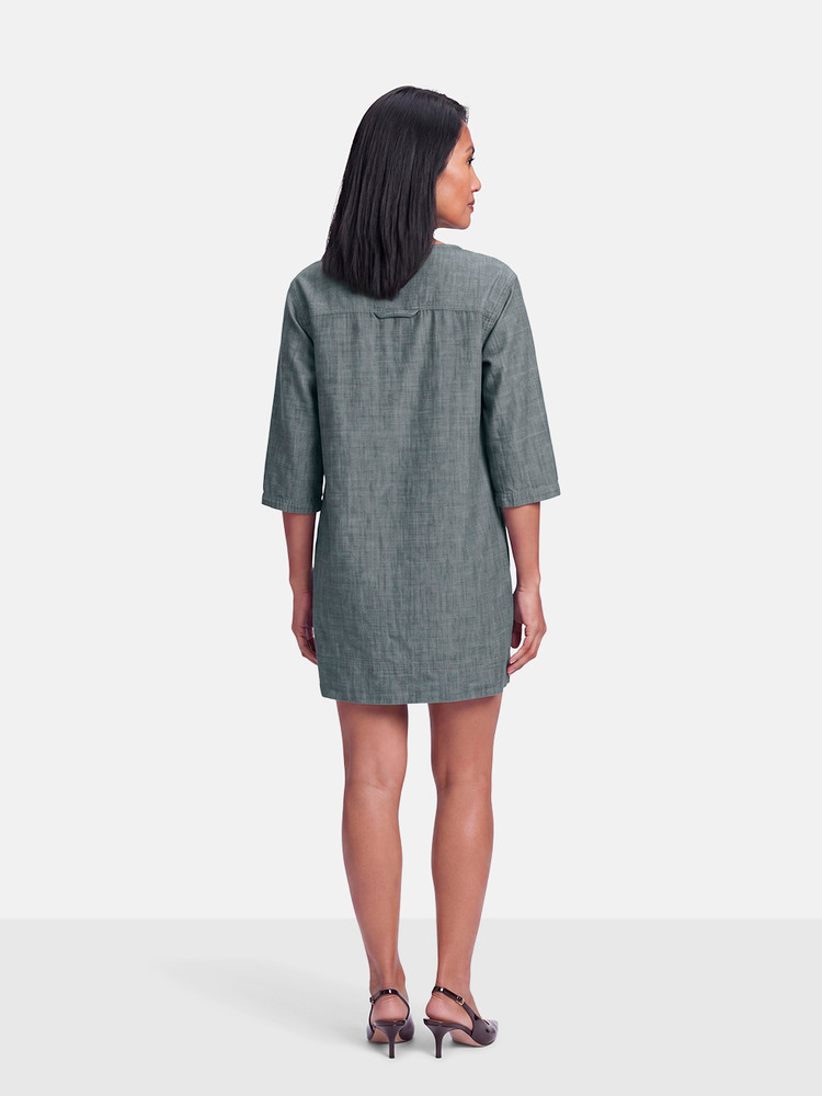 Tory Burch Blue Lightweight Denim Dress