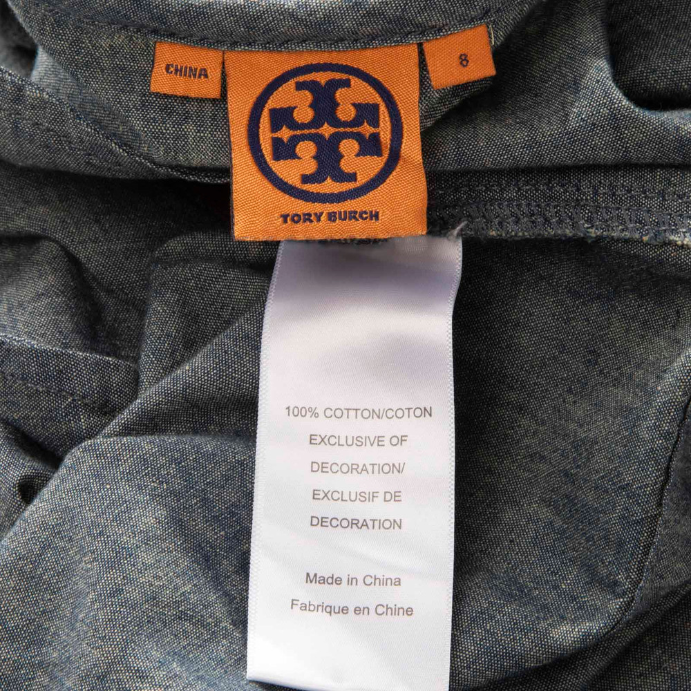 Tory Burch Blue Lightweight Denim Dress