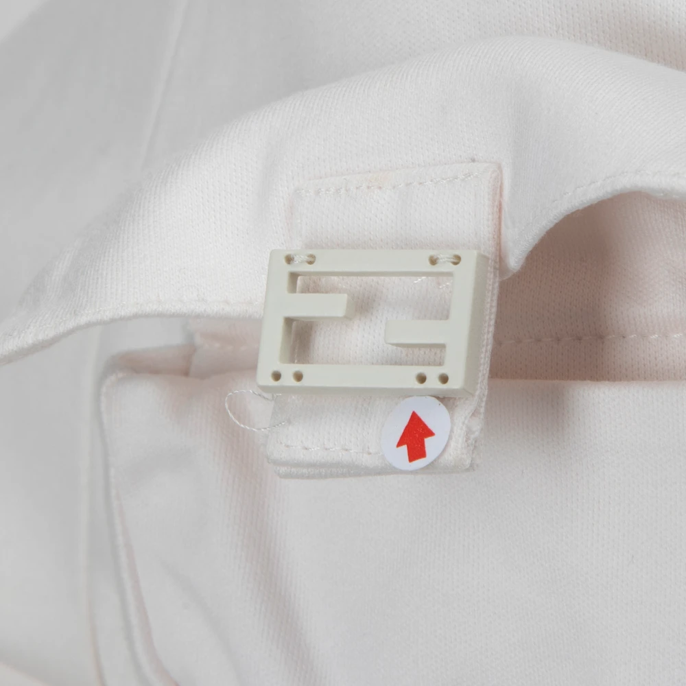 Fendi White Pocket Sleeve T-Shirt