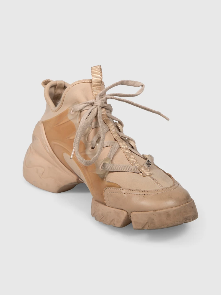 Dior Beige D-Connect Trainers