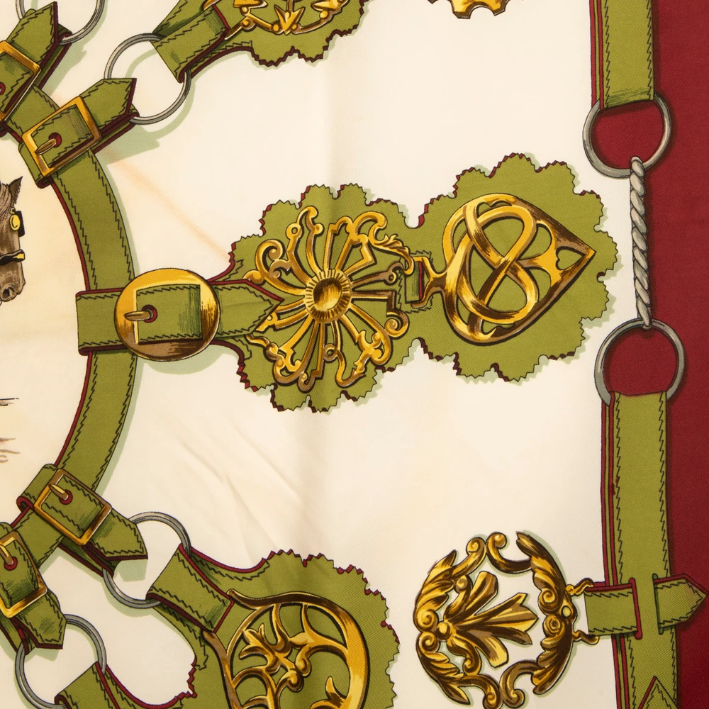 Hermès Cuivreries Silk Scarf